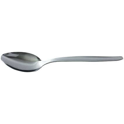 Stainless Steel Cutlery Dessert Spoons, Pack of 12
