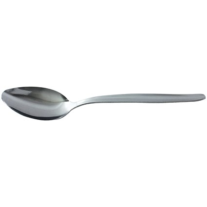 Stainless Steel Cutlery Dessert Spoons (Pack of 12)