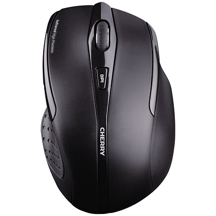 Cherry MW 3000 Right Hand Ergonomic Mouse Wireless Black Paperstone cherry-mw-3000-right-hand-ergonomic-mouse-wireless-black-paperstone