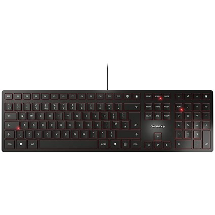 Cherry KC 6000 Slim Ultra Flat Keyboard, Wired, Black Cherry KC 6000 Slim Ultra Flat Keyboard, Wired, Black