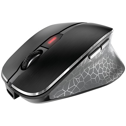 Cherry MW 8C Ergo Right Handed Mouse, Wireless, Black