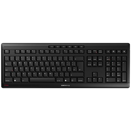 Cherry Stream Keyboard, Wireless, Black