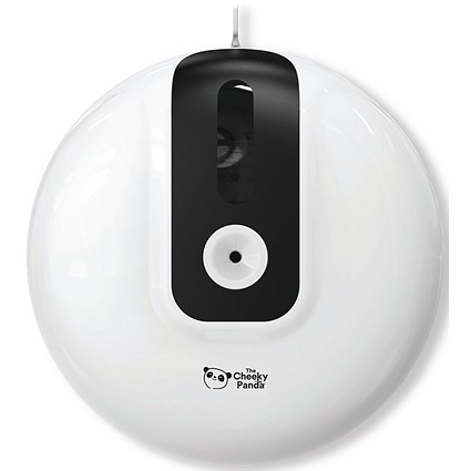 Cheeky Panda Pro Easy Flow Micro Core Mini Jumbo Dispenser White NJ-FQ004A