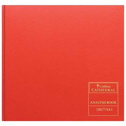 Collins Cathedral Analysis Book 150/7/14.1 - 7 Debit, 14 Credit