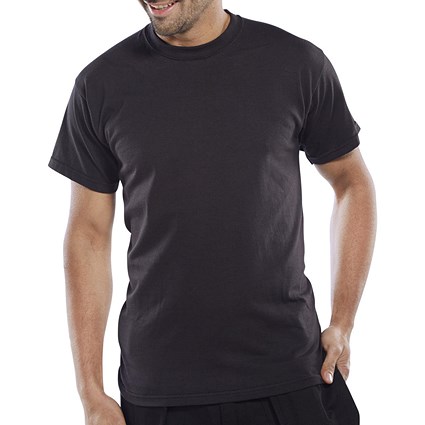 Beeswift Heavy Weight T-Shirt, Black, XL Beeswift Heavy Weight T-Shirt, Black, XL