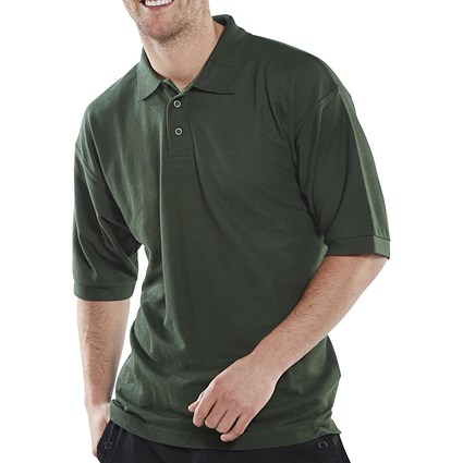 Beeswift Polo Shirt, Bottle Green, Large