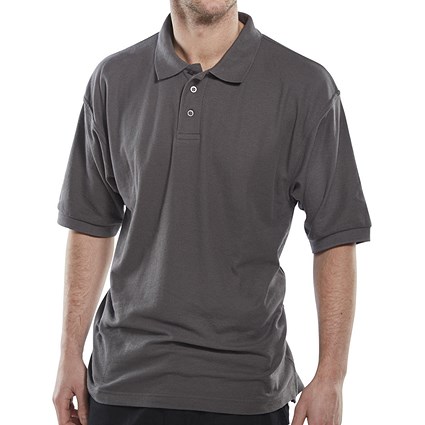 Beeswift Polo Shirt, Grey, 4XL
