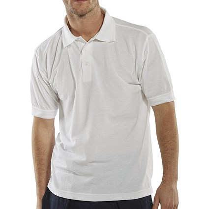 Beeswift Polo Shirt, White, 2XL