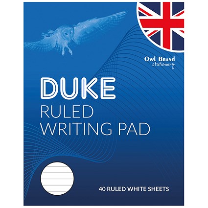 Duke Ruled Writing Pad 40 Sheets (Pack of 10)