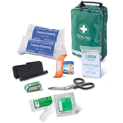 Click Medical Bs8599-1:2019 Critical Injury Pack Medium Risk In Bag