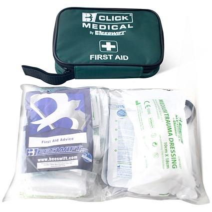 Click Medical Travel Kit (Compliant To Bs8599-1, 2) In A Bag Green