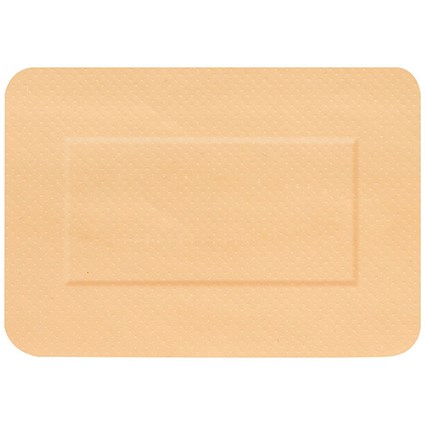 Hygioplast Waterproof Large Patch Plasters, 72x50mm, Pack of 50