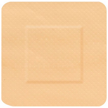 Hygioplast Waterproof Square Plasters, 38x38mm, Pack of 100