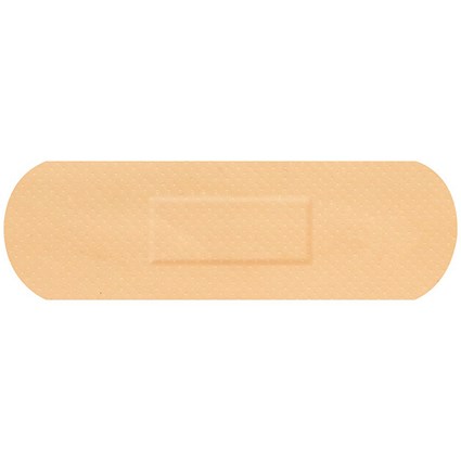 Hygioplast Waterproof Senior Strip Plasters, 72x22mm, Pack of 100