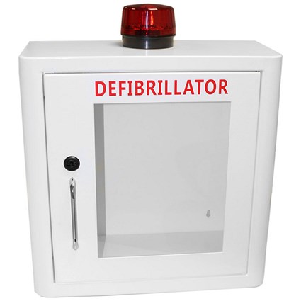 Click Medical Mild Steel White Defibrillator Internal Cabinet