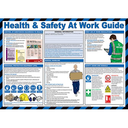 Click Medical Health And Safety At Work Poster, A2