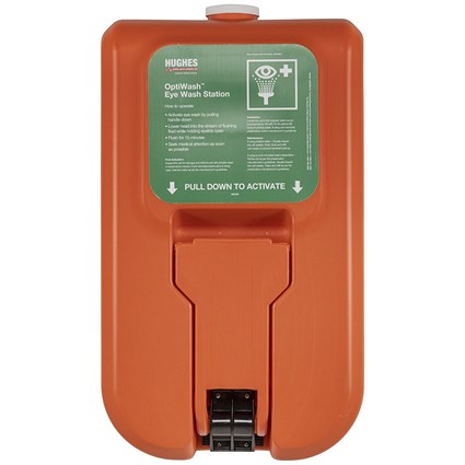 Click Medical Wall Mounted Self Contained Gravity Fed Eye Wash Station, 38l