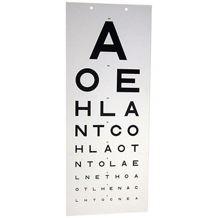 Click Medical Eye Test Chart Tr, 917