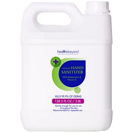 Click Medical Health & Beyond Hand Sanitiser Gel, 3.8 Litres