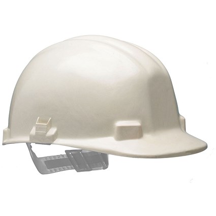 Centurion Vulcan White Slip Ratchet Helmet, White