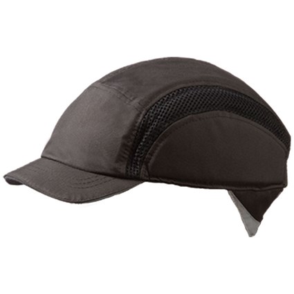 Centurion Airpro Baseball Bump Reduced Peak Cap, Black