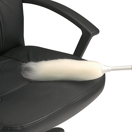 24 Inch Flick Duster, White