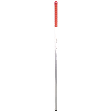 Aluminium Hygiene Screw Mop Handle, Red