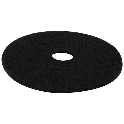 3M Stripping Floor Pad, 430mm, Black, Pack of 5