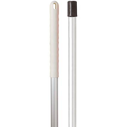 Contico Exel 54 Inch/137cm Mop Handle Aluminium/White 103171 Contico Exel 54 Inch/137cm Mop Handle Aluminium/White 103171