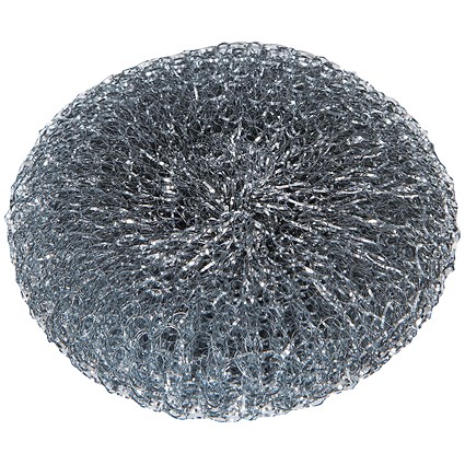 Galvanised Steel Scourer, Medium, Pack of 10