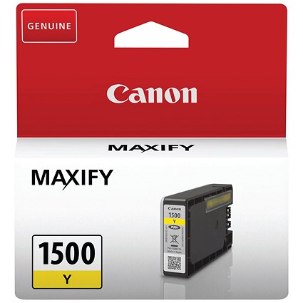 Canon PGI-1500Y Inkjet Cartridge Yellow 9231B001