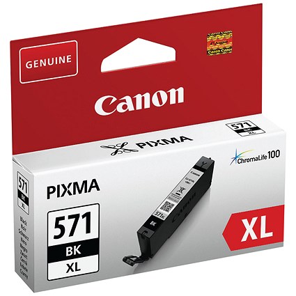 Canon CLI-571XL Ink Cartridge High Yield Black 0331C001