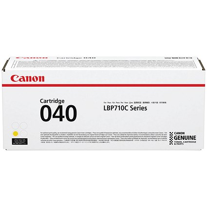 Canon 040 Yellow Laser Toner Cartridge Canon 040 Yellow Laser Toner Cartridge