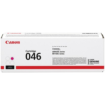 Canon 046M Toner Cartridge Magenta 1248C002 Canon 046M Toner Cartridge Magenta 1248C002