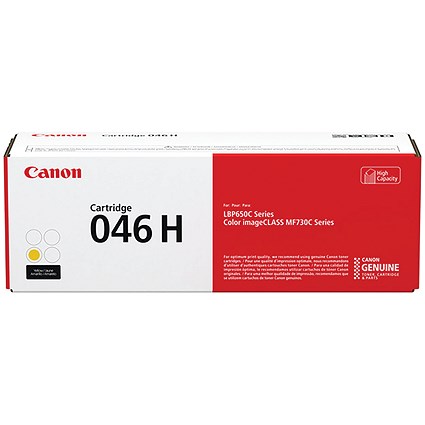 Canon 046H Toner Cartridge High Yield Yellow 1251C002