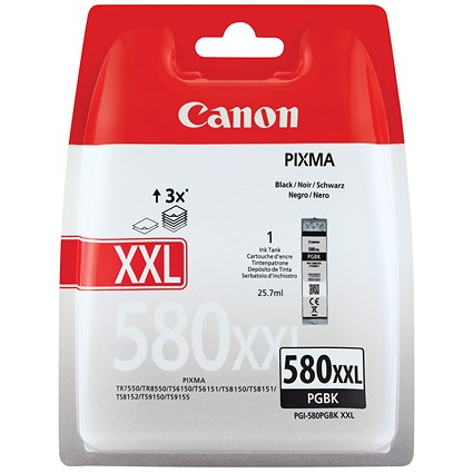 Canon PGI-580XXL Black Extra High Yield Inkjet Cartridge