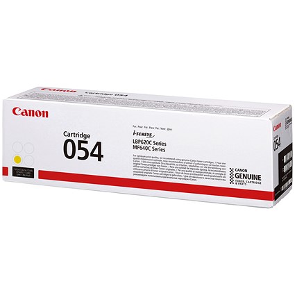Canon 054Y Toner Cartridge Yellow 3021C002