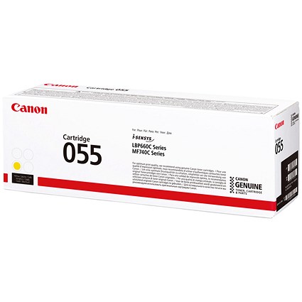 Canon 055Y Toner Cartridge Yellow 3013C002