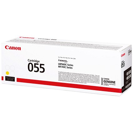 Canon 055 Toner Cartridge Yellow 3013C002