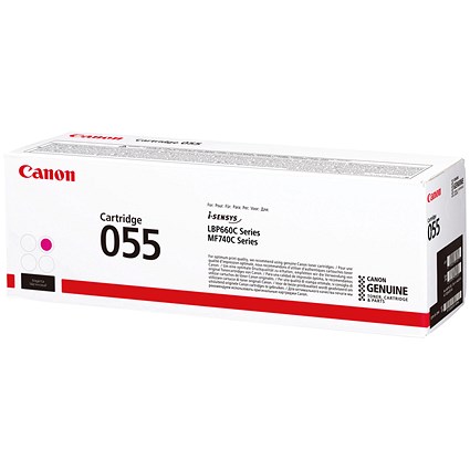 Canon 055M Toner Cartridge Magenta 3014C002 Canon 055M Toner Cartridge Magenta 3014C002