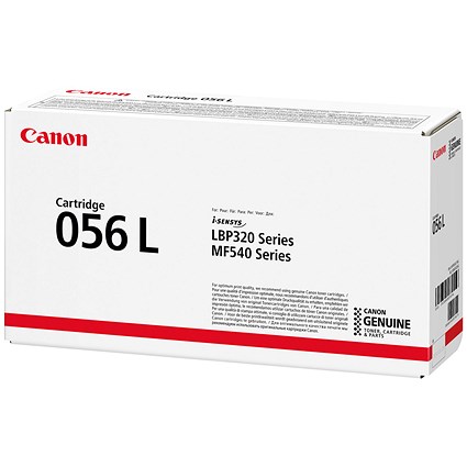 Canon 056L Toner Cartridge Low Yield Black 3006C002