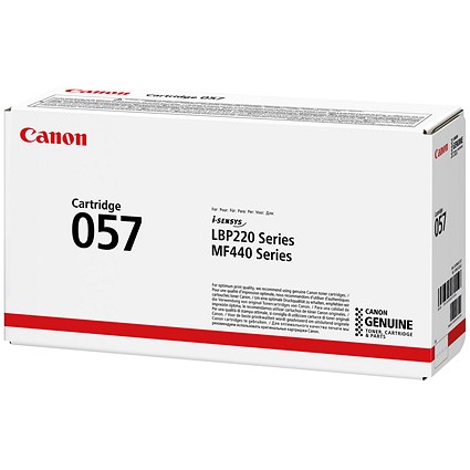 Canon 057 Toner Cartridge Black 3009C002 Canon 057 Toner Cartridge Black 3009C002