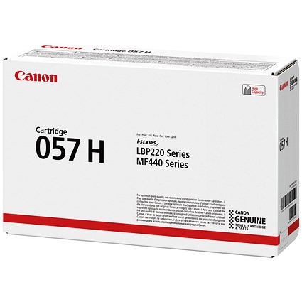 Canon 057H Toner Cartridge High Yield Black 3010C002 Canon 057H Toner Cartridge High Yield Black 3010C002