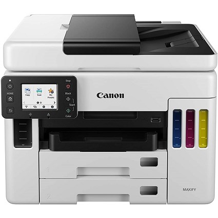 Canon Maxify GX7050 A4 Wireless Multifunction Colour Inkjet Printer, White
