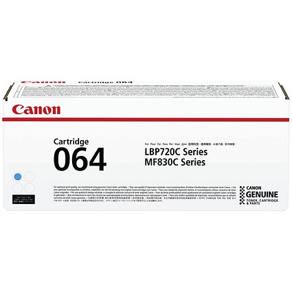 Canon 064C Toner Cartridge Cyan 4935C001