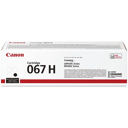 Canon 067H Toner Cartridge High Yield Black 5106C002