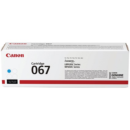 Canon 067 Toner Cartridge Cyan 5101C002