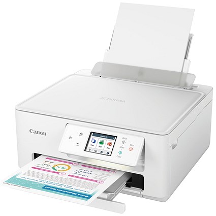 Canon Pixma TS7650I A4 Wireless Multifunctional Colour Inkjet Printer, White