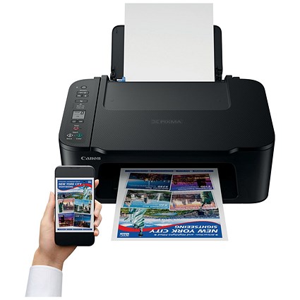 Canon PIXMA TS3750i A4 3-in-1 Wireless Colour Inkjet Printer, Black Canon PIXMA TS3750i A4 3-in-1 Wireless Colour Inkjet Printer, Black