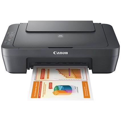 Canon Pixma MG2551S A4 Wired All-In-One Compact Colour Inkjet Printer, Black